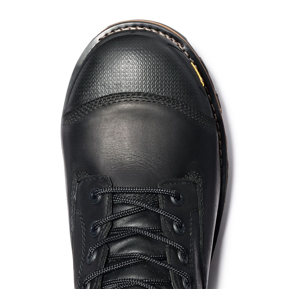 Botas de Trabajo Masculino - Timberland Pro® Boondock 8\" Comp Toe - BIJUW2107 - Pretas